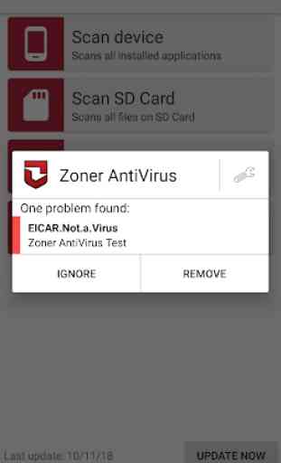 Zoner AntiVirus Free 3