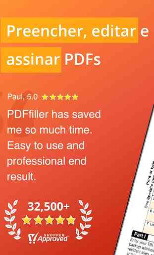 PDFfiller: Editar, Assinar e preencher PDF 1