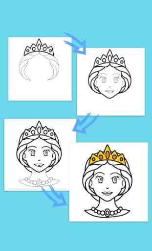 How To Draw Princess 3