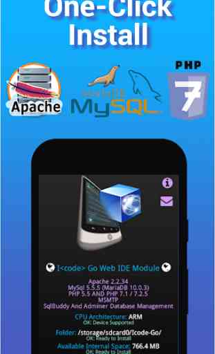 I<code> Web Server - Apache HTTP MySql PHP 7.3 1