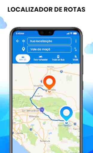 GPS em tempo real, mapas, rotas, direção e tráfego 1