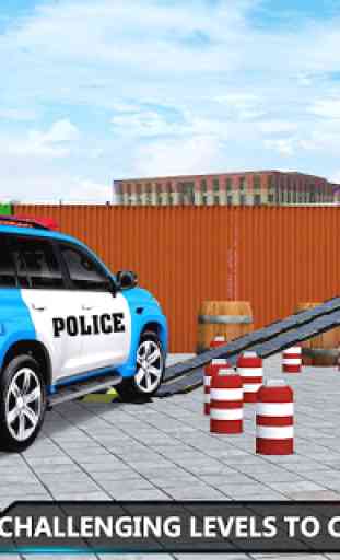 indiano polícia jipe estacionamento loucura 3D 2