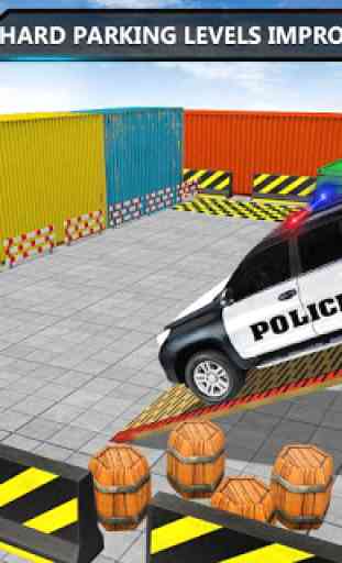 indiano polícia jipe estacionamento loucura 3D 4
