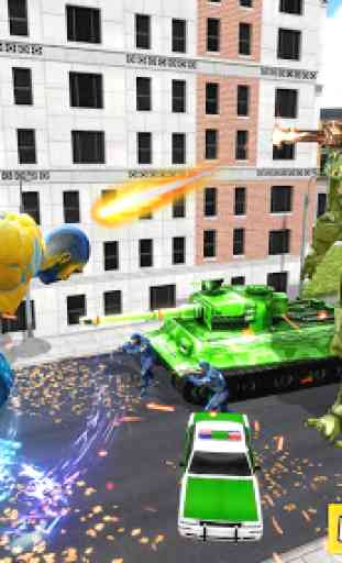 US Army Robot Monster Truck War 3