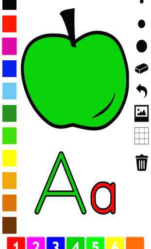 Abc Livro para colorir para crianças: Aprender a escrever e desenhar as letras do alfabeto em Inglês com muitas fotos para a escola, pré-escola e jardim de infância 1