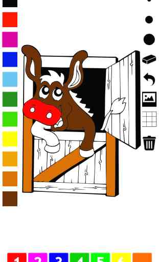 Ativo! Livro Para Colorir de Animais Para As Crianças a Aprender a Pintar Quadros 1