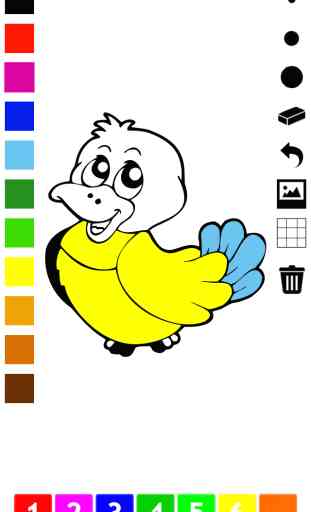 Ativo! Livro Para Colorir de Animais Para As Crianças a Aprender a Pintar Quadros 2