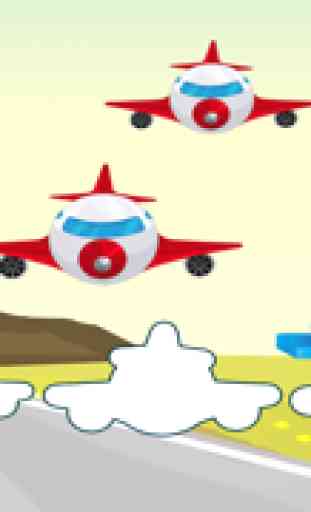 Ativos! Jogo de aviões para crianças a aprender para o jardim de infância e Escola infantil 2