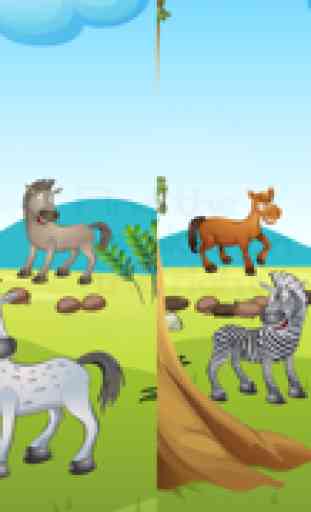 Ativos! Jogo para crianças idade 2-5 com os cavalos: Aprender para a creche, pré-escola ou creche escola sobre o cavalo, pônei, equestre, garanhão, e animal 2