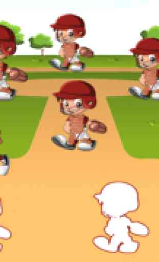 Baby Puzzle: Kids Game de Beisebol Para Crianças Pequenas. Os Objetos de Classificação por Tamanho 1