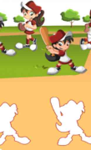 Baby Puzzle: Kids Game de Beisebol Para Crianças Pequenas. Os Objetos de Classificação por Tamanho 4
