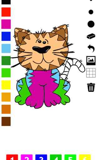 Livro para colorir de gatos para crianças: com muitas fotos como gato, tomcat, animal de estimação, gatinho, gato persa, gato siamês. Jogo para jardim de infância, pré-escolar e escolar. 1