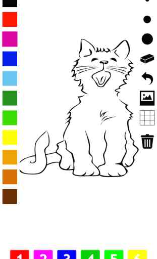 Livro para colorir de gatos para crianças: com muitas fotos como gato, tomcat, animal de estimação, gatinho, gato persa, gato siamês. Jogo para jardim de infância, pré-escolar e escolar. 2