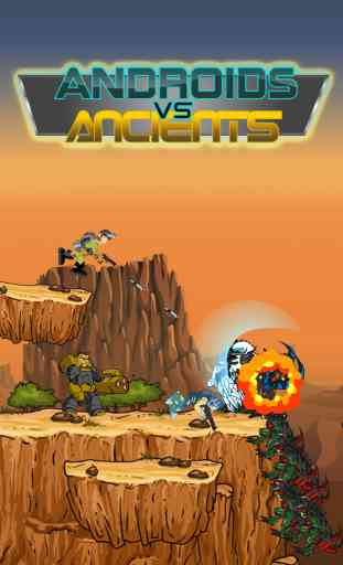 Androids vs Ancients - soldados robô de combate criaturas antigas 1