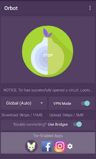 Orbot Proxy com Tor 1