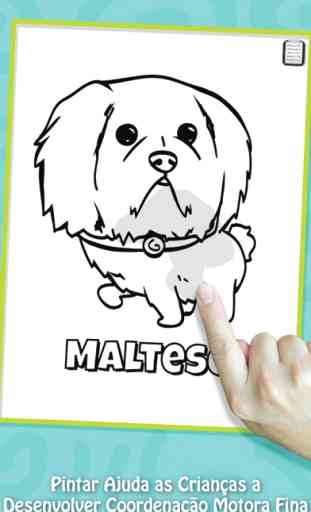 Pinte & Brinque: Cães, desenhos para colorir 4