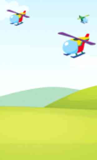 Ativo! Jogo Para Crianças de Aprender e Jogar Com Helicópteros 2