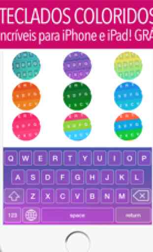 Teclados Coloridos - Cool New Keyboards & Free Fonts for iOS 8 1