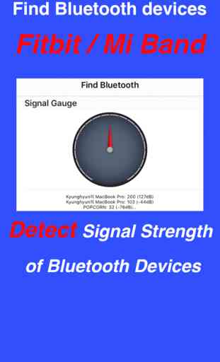 dispositivos bluetooth rápido encontrar (Fitbit,Mi 2