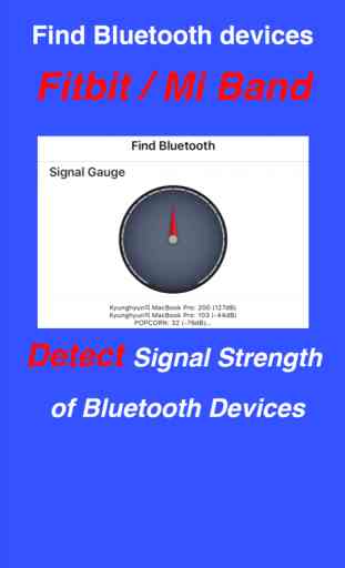 dispositivos bluetooth rápido encontrar (Fitbit,Mi 4