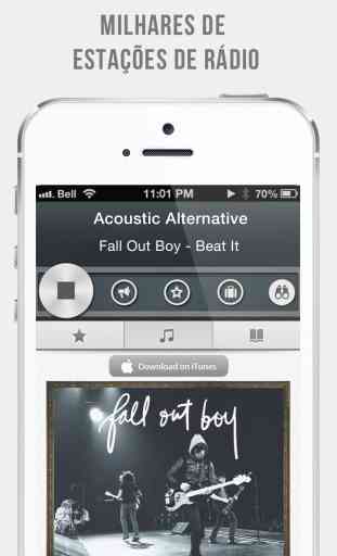 OneTuner Pro Radio Player for iPhone, iPad, iPod Touch - tunein to 65 gêneros! 1