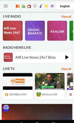 NewsOnAir: Prasar Bharati Official App News+Live 2