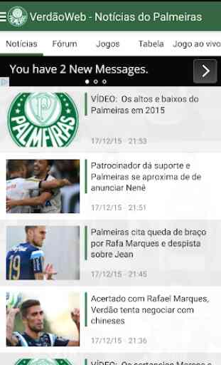 VerdãoWeb - Notícias do Palmeiras 1