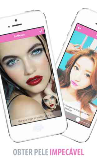 Selfie Photo Editor - Cosméticos Beleza Camera e Facetune Makeover para Instagram 3