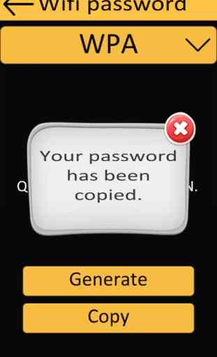 Wifi password. 3