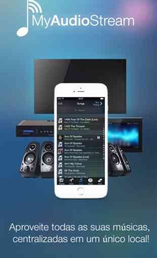 MyAudioStream Pro UPnP leitor de áudio e flâmula: reunir sua coleção de músicas do seu PC, NAS, servidores UPnP, o Windows Media Player ou iTunes local e compartilhá-lo com seus alto-falantes sem fio, AV Receivers, AllShare TV, PS3 ou Xbox360 1