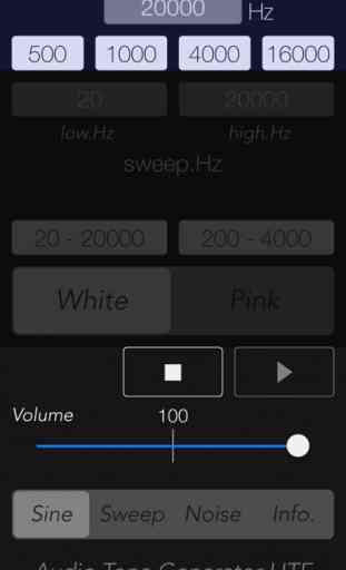Audio Tone Generator Lite 2