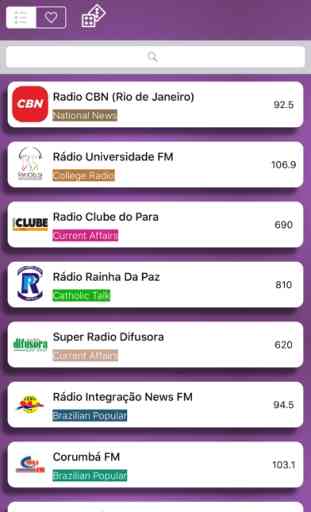 Rádios Brasil - Rádio Grátis / Todas as Rádios FM e AM Brasileiras 4