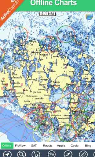 Aaland Islands - GPS map offline charts Navigator 3