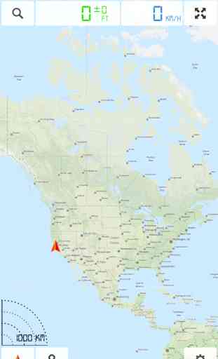 América, Estados Unidos (EUA) - Mapa Offline e Navegador GPS 1