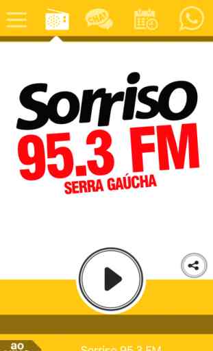 Sorriso FM 95.3 Serra Gaúcha 1