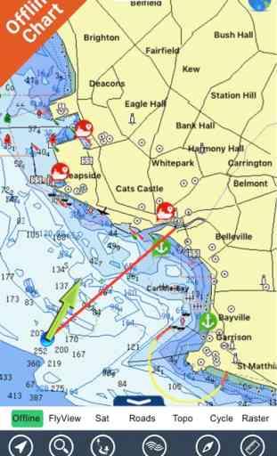 Barbados GPS Map Navigator offline charts & guide 3