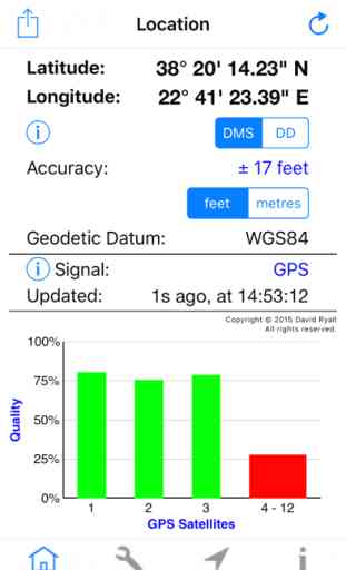 GPS Diagnostic: Teste Satélite 1