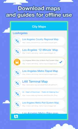 Los Angeles City Maps - Descubra LAX com o METRO 1