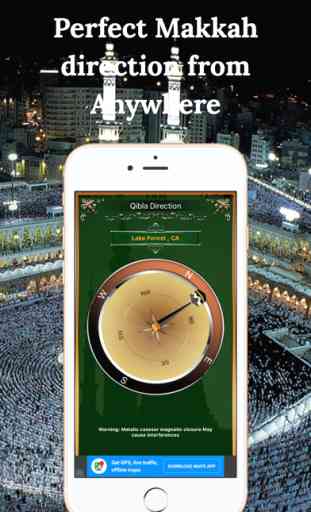 Qibla Compass-encontrar a direção 1