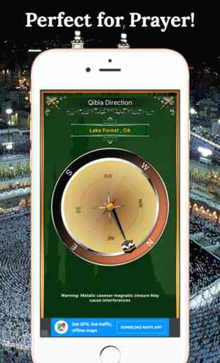 Qibla Compass-encontrar a direção 2