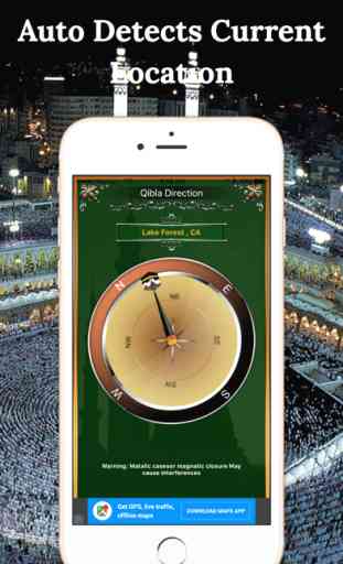Qibla Compass-Maccah Localizador 3