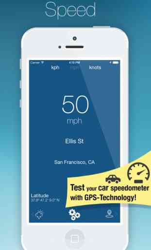 SpeedMeter - GPS Velocímetro e um aplicativo de tempo 1