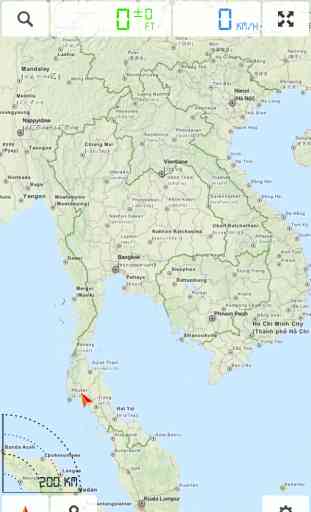 Tailândia - Mapa Offline e Navegador GPS 1
