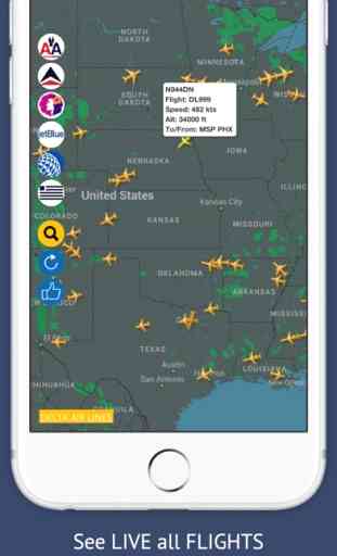 USA Tracker Free : Live Flight Tracking & Status 2