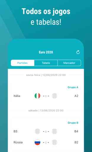 Euro App 2020 - GoalAlert 3