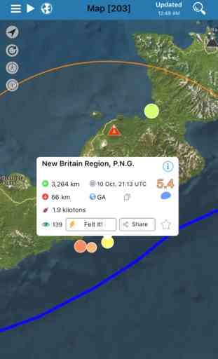 Terremoto+ Alerta, Mapa & Info 3