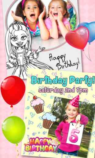 convite festas de aniversário das crianças 4