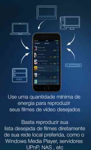 MCPlayer Pro UPnP leitor de vídeo wireless UPnP para o iPhone, transmitir filmes na TV HD 2