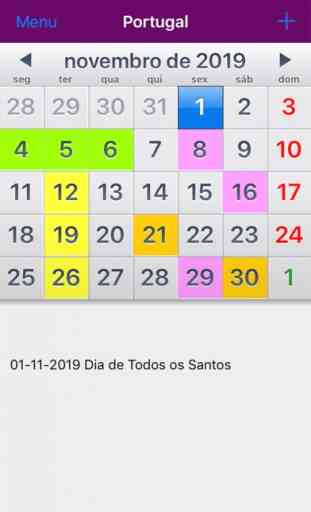 Almanac - Calendário Feriados 2