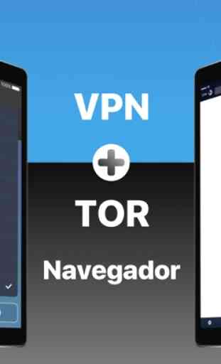 VPN + TOR Navegador Privado 4